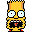 Bart screaming icon